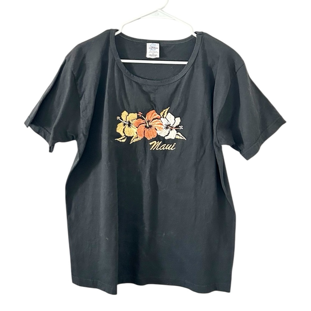 Maui‎ Hawaii Embroidered Graphic Tee